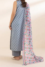 SAPPHIRE | Printed Lawn | 3 Piece | Unstitched | U3P-DY25V01-7