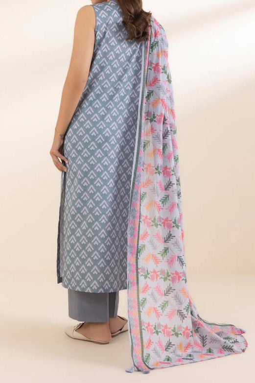 SAPPHIRE | Printed Lawn | 3 Piece | Unstitched | U3P-DY25V01-7