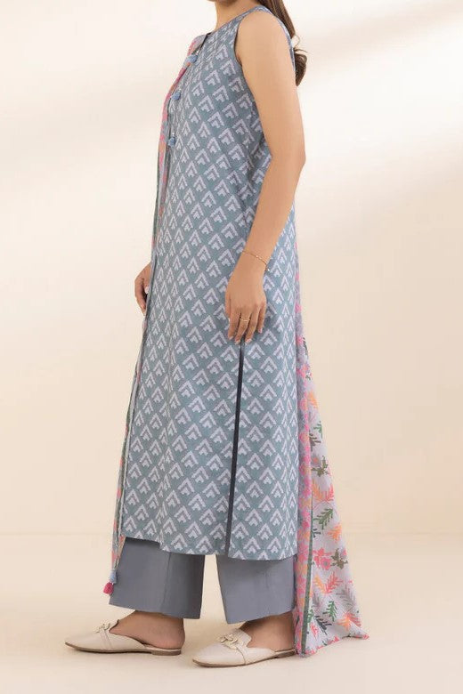 SAPPHIRE | Printed Lawn | 3 Piece | Unstitched | U3P-DY25V01-7