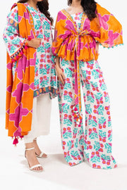 ALKARAM | Printed Lawn | 3 Piece | Unstitched | PF-26-24-OFF WHITE