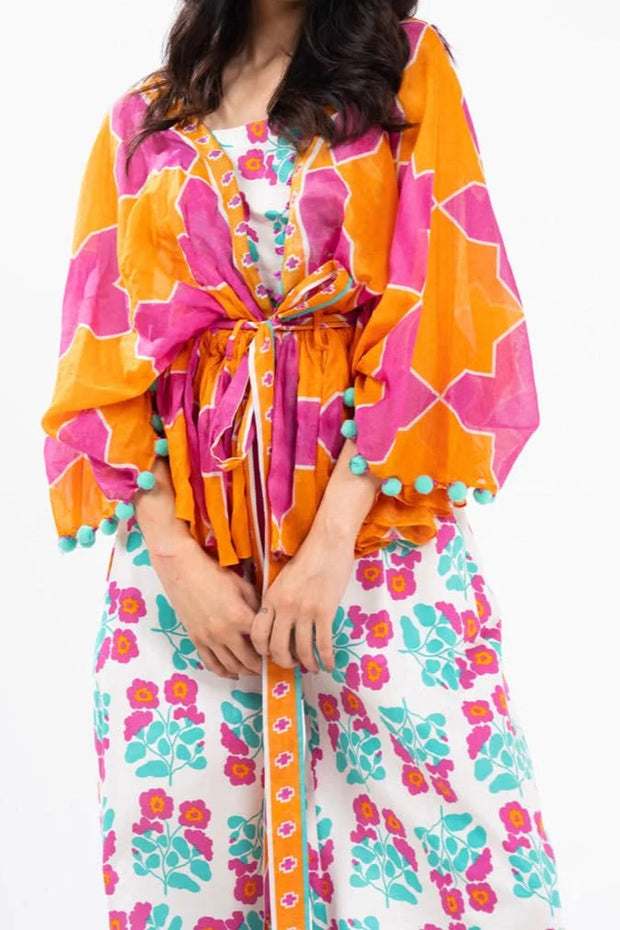 ALKARAM | Printed Lawn | 3 Piece | Unstitched | PF-26-24-OFF WHITE