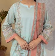 ASIM JOFA | 3 Piece | Printed Lawn | Unstitched | AJAS-31