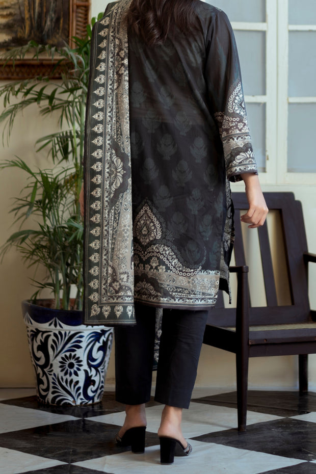 ASIM JOFA | 3 Piece | Printed Lawn | Unstitched | AJAS-35