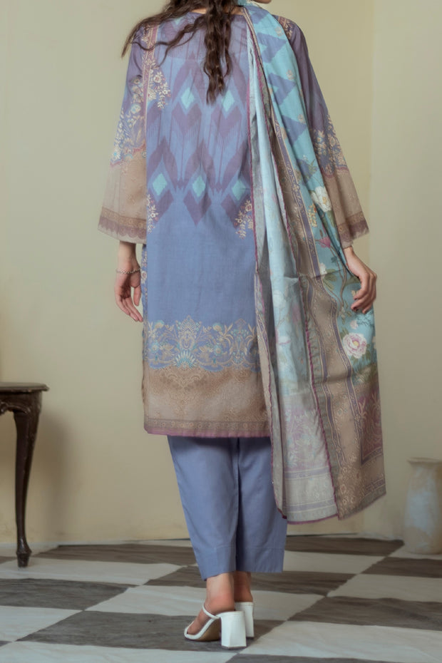 ASIM JOFA | 3 Piece | Printed Lawn | Unstitched | AJAS-38