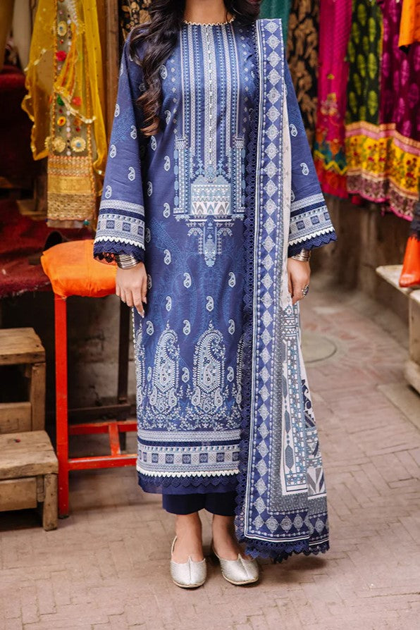 ASIM JOFA | 3 Piece | Printed Lawn | Unstitched | AJBB-04