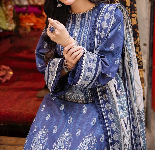 ASIM JOFA | 3 Piece | Printed Lawn | Unstitched | AJBB-04