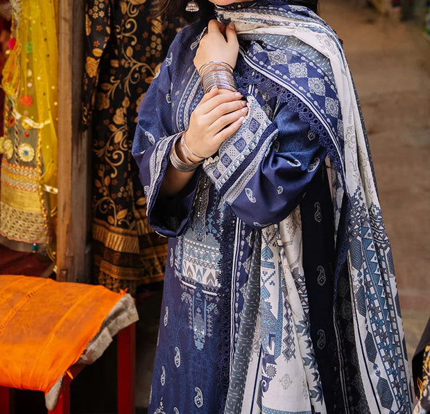 ASIM JOFA | 3 Piece | Printed Lawn | Unstitched | AJBB-04