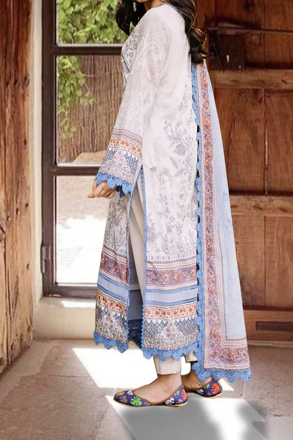 ASIM JOFA | 3 Piece | Printed Lawn | Unstitched | AJBB-05