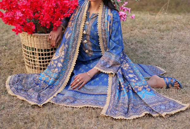 ASIM JOFA | 3 Piece | Printed Lawn | Unstitched | AJUUB-03