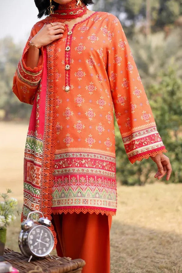 ASIM JOFA | 3 Piece | Printed Lawn | Unstitched | AJUUB-08