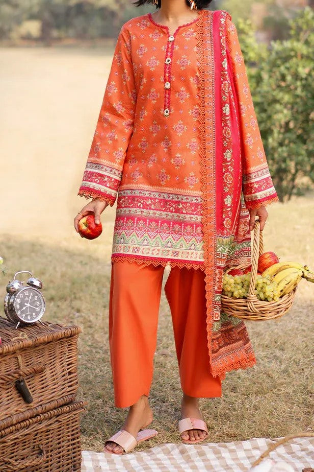 ASIM JOFA | 3 Piece | Printed Lawn | Unstitched | AJUUB-08