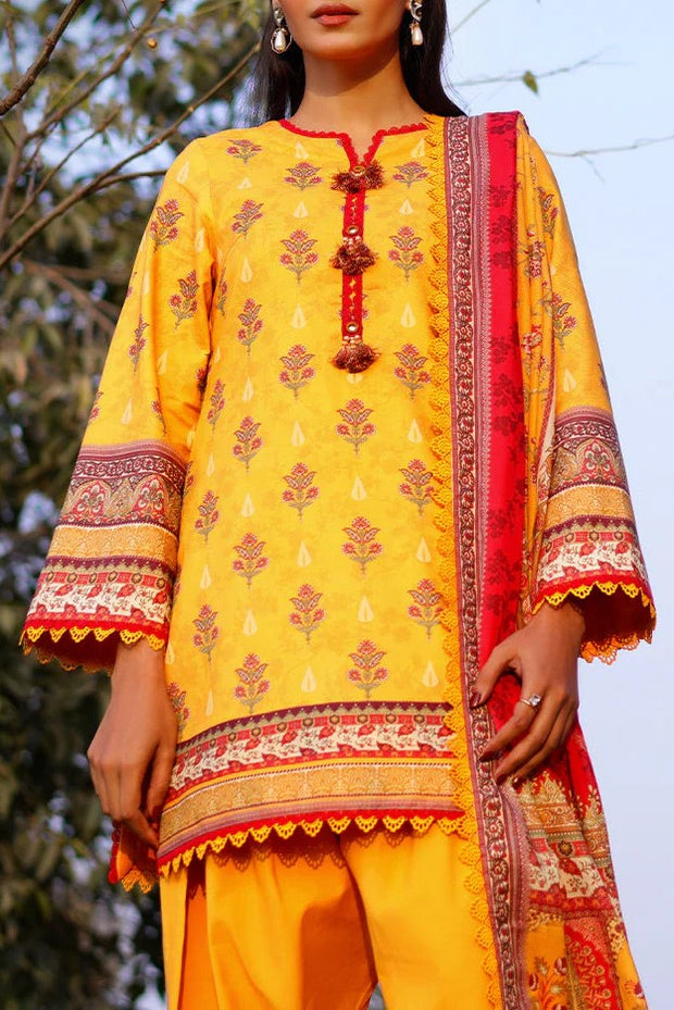 ASIM JOFA | 3 Piece | Printed Lawn | Unstitched | AJUUB-06