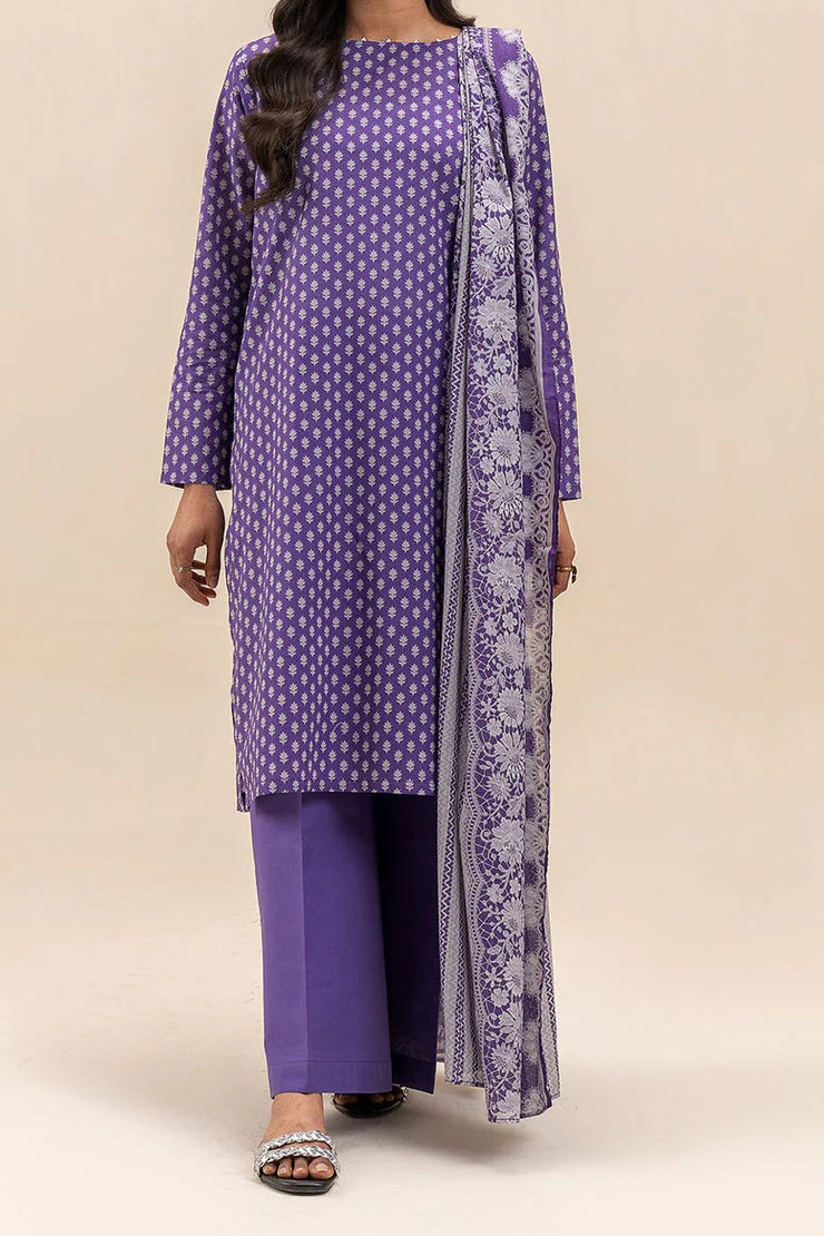 BEECHTREE | Printed Lawn | 3 Piece | Unstitched | Lilac Dusk BT12501UN006081