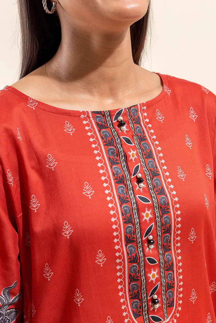 BEECHTREE | Printed Lawn | 3 Piece | Unstitched | CORAL DIVINITY BT1S24U56