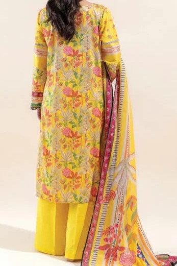 BEECHTREE | Printed Lawn | 3 Piece | Unstitched | HONEY BRONZE MB1S24U47