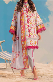 BONANZA SATRANGI | 3 Piece | Printed Lawn | Unstitched | Tropical Horizons 3