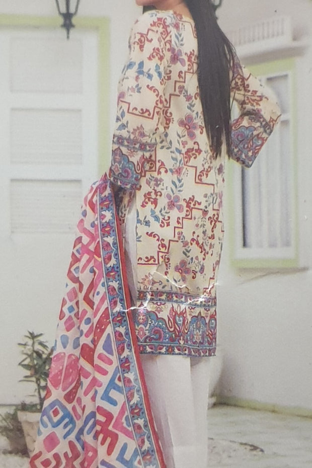 Edenrobe | 2 Piece (Shirt/Dupatta) | Printed Lawn | Unstitched | 27126