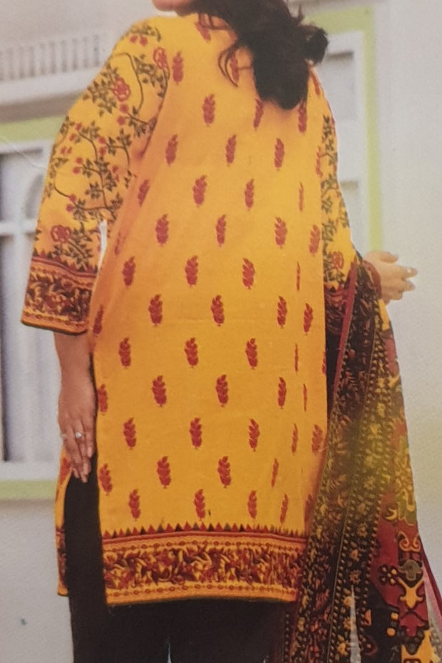Edenrobe | 2 Piece (Shirt/Dupatta) | Printed Lawn | Unstitched | 27134