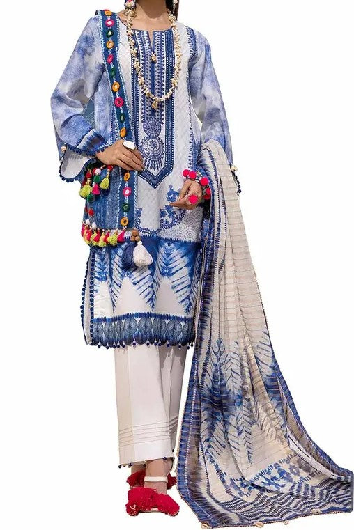 GUL AHMED IDEAS | 3 Piece | Printed Lawn | Unstitched | ST-42005