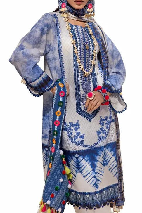 GUL AHMED IDEAS | 3 Piece | Printed Lawn | Unstitched | ST-42005