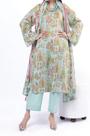 KHAADI | Printed Lawn | 3 Piece | Unstitched | SS141A