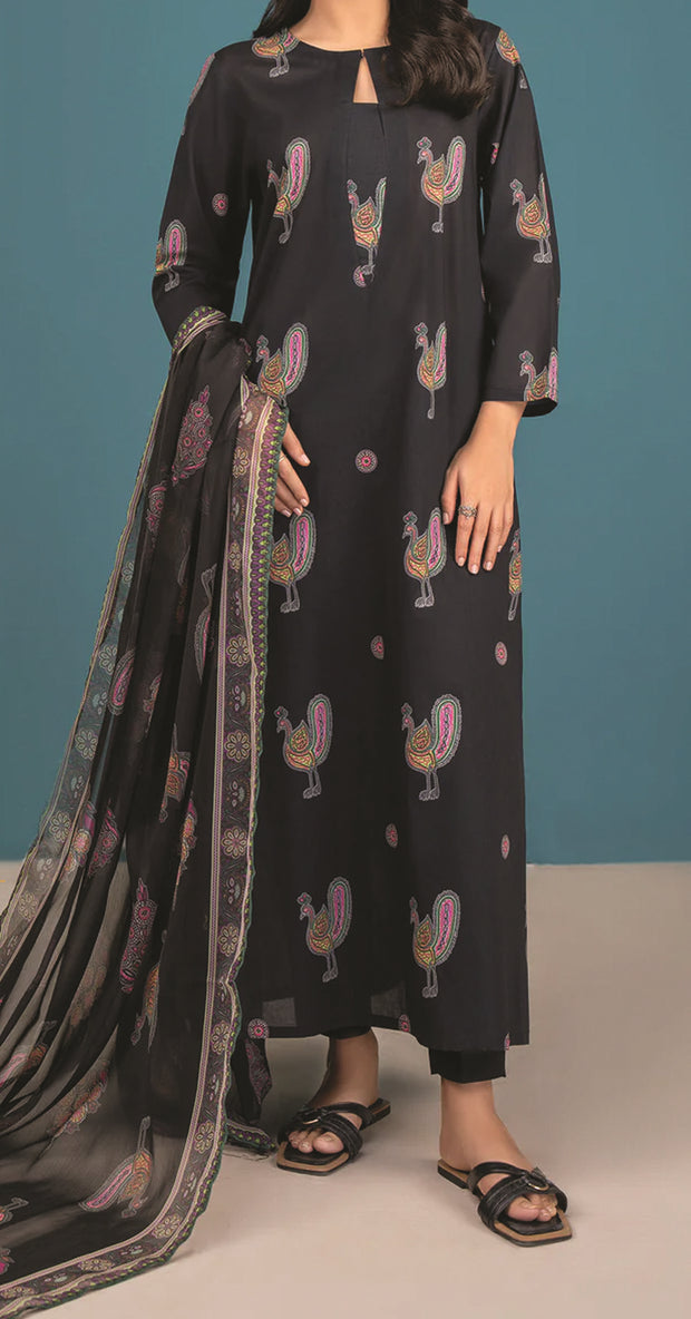 LIMELIGHT | Printed Lawn | 3 Piece | Unstitched | U2501SU-3PC-251