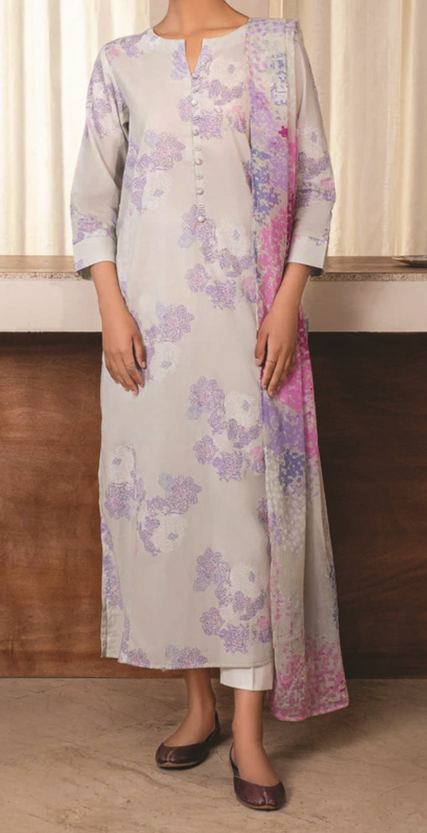 LIMELIGHT | Printed Lawn | 3 Piece | Unstitched | U2502SU-3PC-252