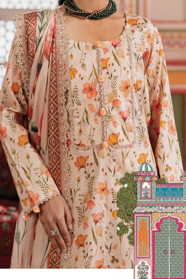 MAUSUMMERY | 3 Piece | Printed Lawn | Unstitched | Design 5