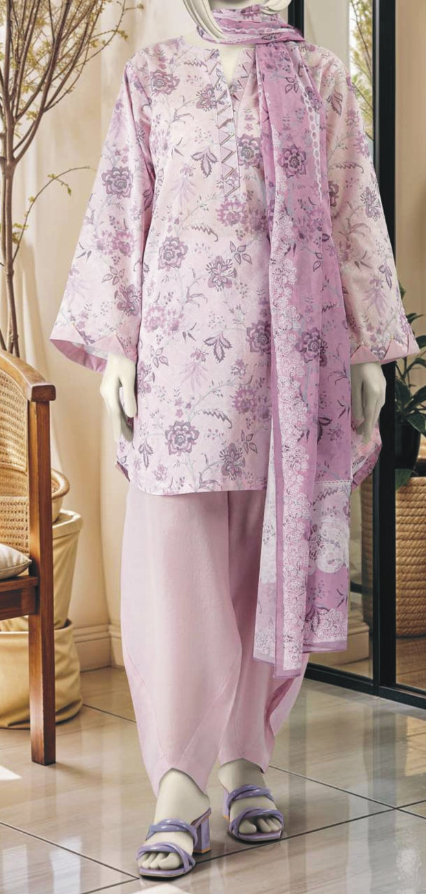 MTJ | Printed Lawn | 3 Piece | Unstitched | WSDTS-PRW-10646 2