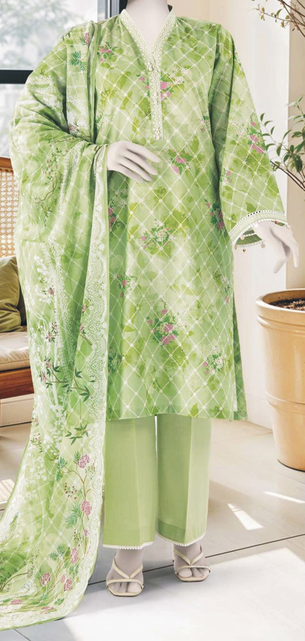 MTJ | Printed Lawn | 3 Piece | Unstitched | WSDTS-PRW-10646 7
