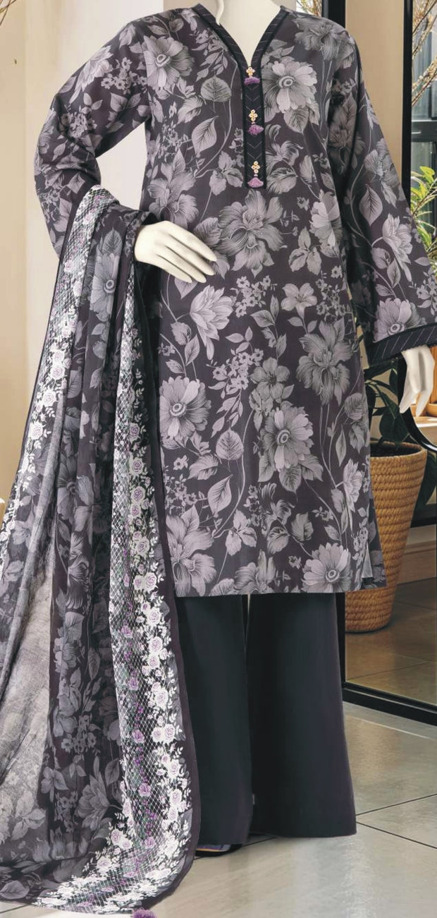 MTJ | Printed Lawn | 3 Piece | Unstitched | WSDTS-PRW-10646 8