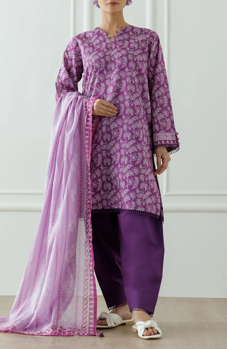 Orient | 3 Piece | Printed Lawn | Unstitched | OTL-25-007
