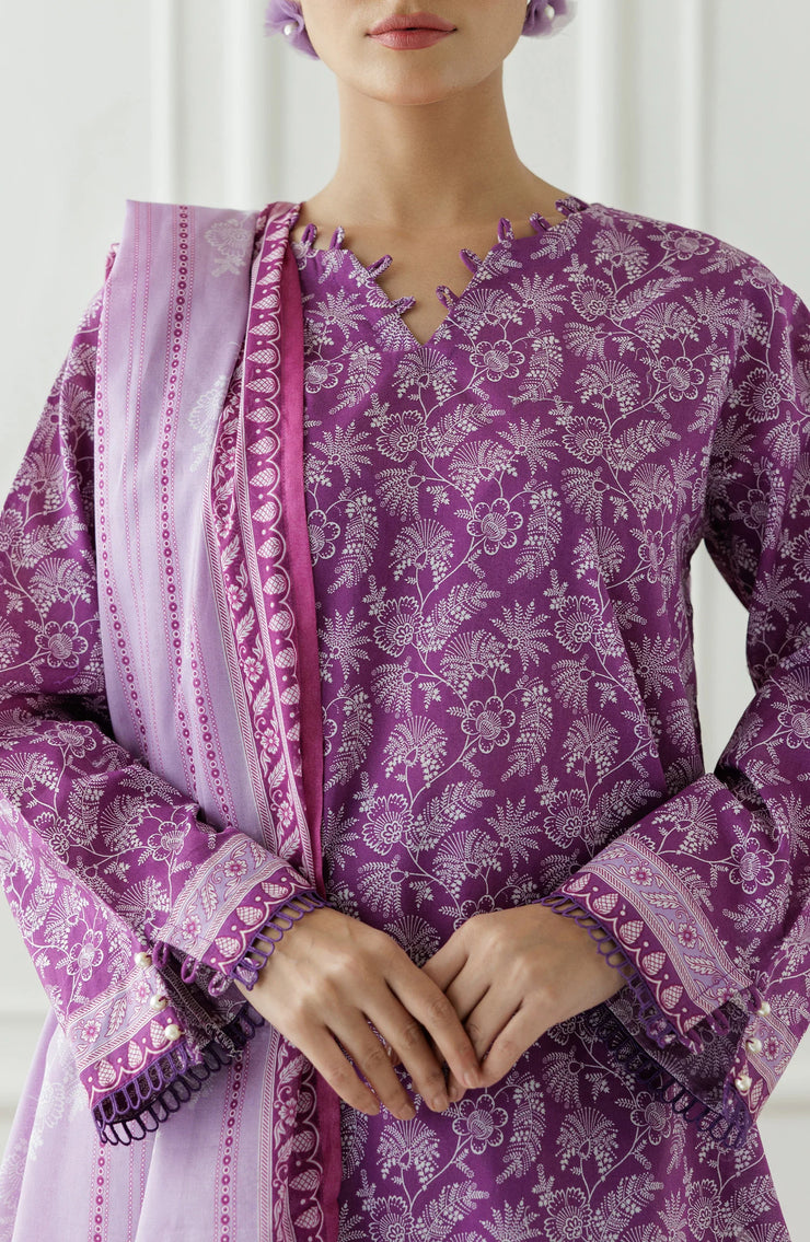 Orient | 3 Piece | Printed Lawn | Unstitched | OTL-25-007