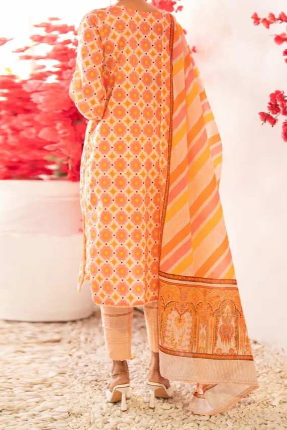REGALIA BANA DORA | 3 Piece | Printed Lawn | Unstitched | PBDV2-10