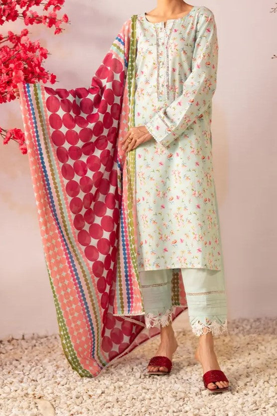 REGALIA BANA DORA | 3 Piece | Printed Lawn | Unstitched | PBDV2-5