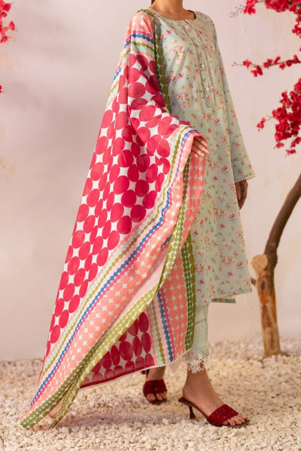 REGALIA BANA DORA | 3 Piece | Printed Lawn | Unstitched | PBDV2-5