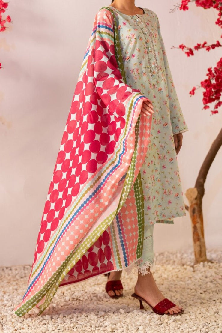 REGALIA BANA DORA | 3 Piece | Printed Lawn | Unstitched | PBDV2-5