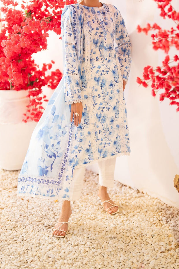 REGALIA BANA DORA | 3 Piece | Printed Lawn | Unstitched | PBDV2-9