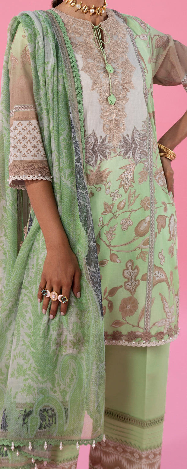SANA SAFINAZ | 3 Piece | Printed Lawn | Unstitched | Classics Vol-3 Design 10