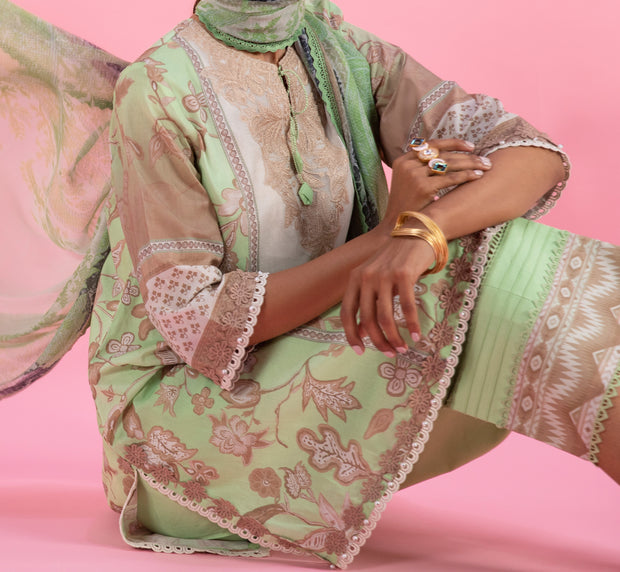 SANA SAFINAZ | 3 Piece | Printed Lawn | Unstitched | Classics Vol-3 Design 10