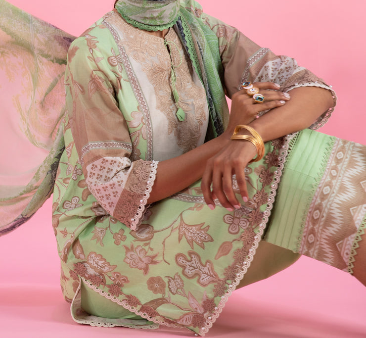 SANA SAFINAZ | 3 Piece | Printed Lawn | Unstitched | Classics Vol-3 Design 10