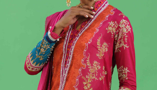 SANA SAFINAZ | 3 Piece | Printed Lawn | Unstitched | Classics Vol-3 Design 6