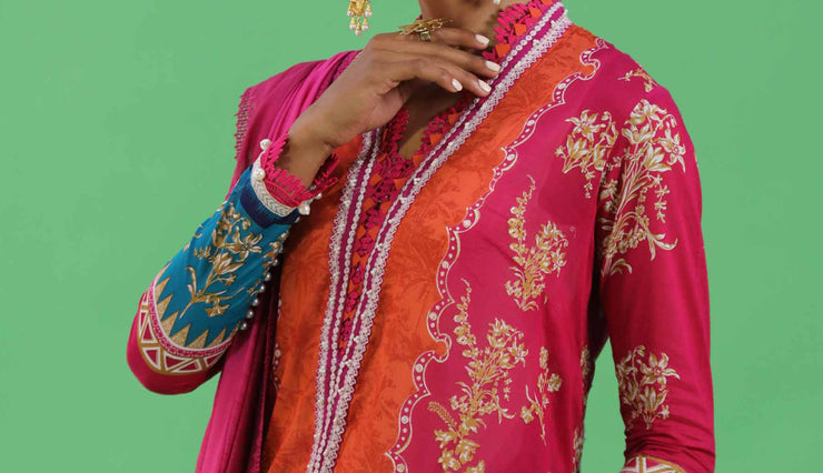 SANA SAFINAZ | 3 Piece | Printed Lawn | Unstitched | Classics Vol-3 Design 6