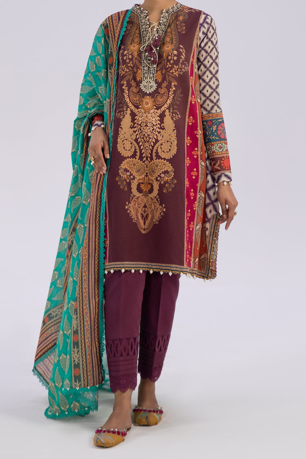 SANA SAFINAZ | 3 Piece | Printed Lawn | Unstitched | Classics Vol-3 Design 7