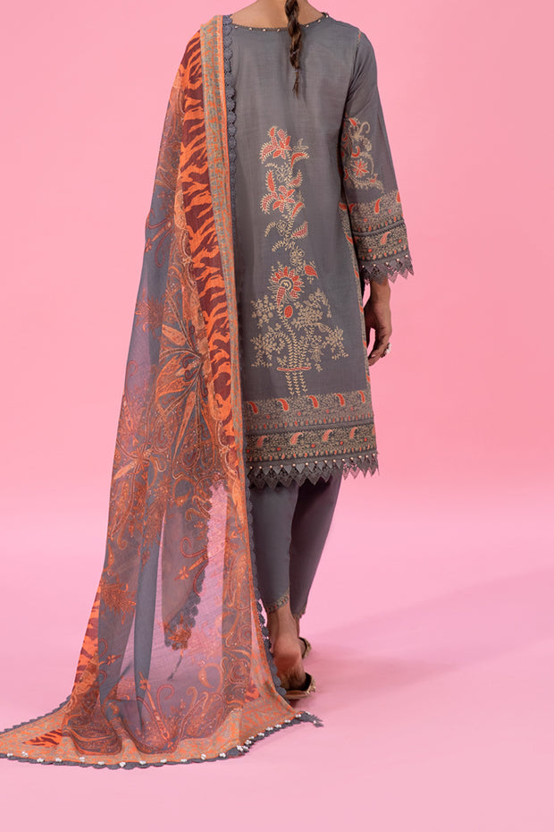 SANA SAFINAZ | 3 Piece | Printed Lawn | Unstitched | Classics Vol-3 Design 8