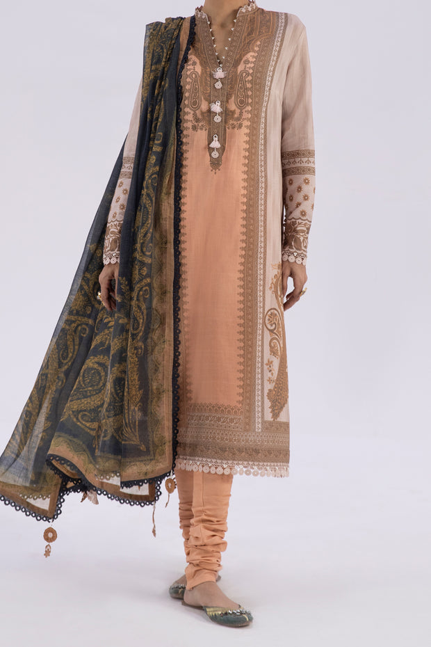 SANA SAFINAZ | 3 Piece | Printed Lawn | Unstitched | Classics Vol-3 Design 9