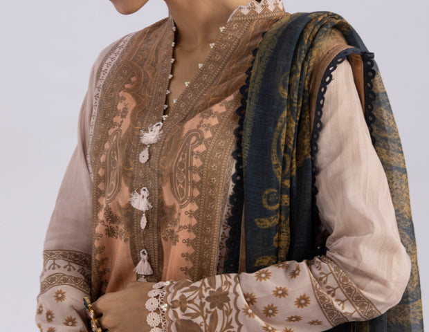 SANA SAFINAZ | 3 Piece | Printed Lawn | Unstitched | Classics Vol-3 Design 9