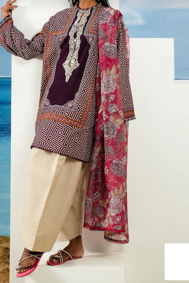 SANA SAFINAZ | 3 Piece | Printed Lawn | Unstitched | Design 3