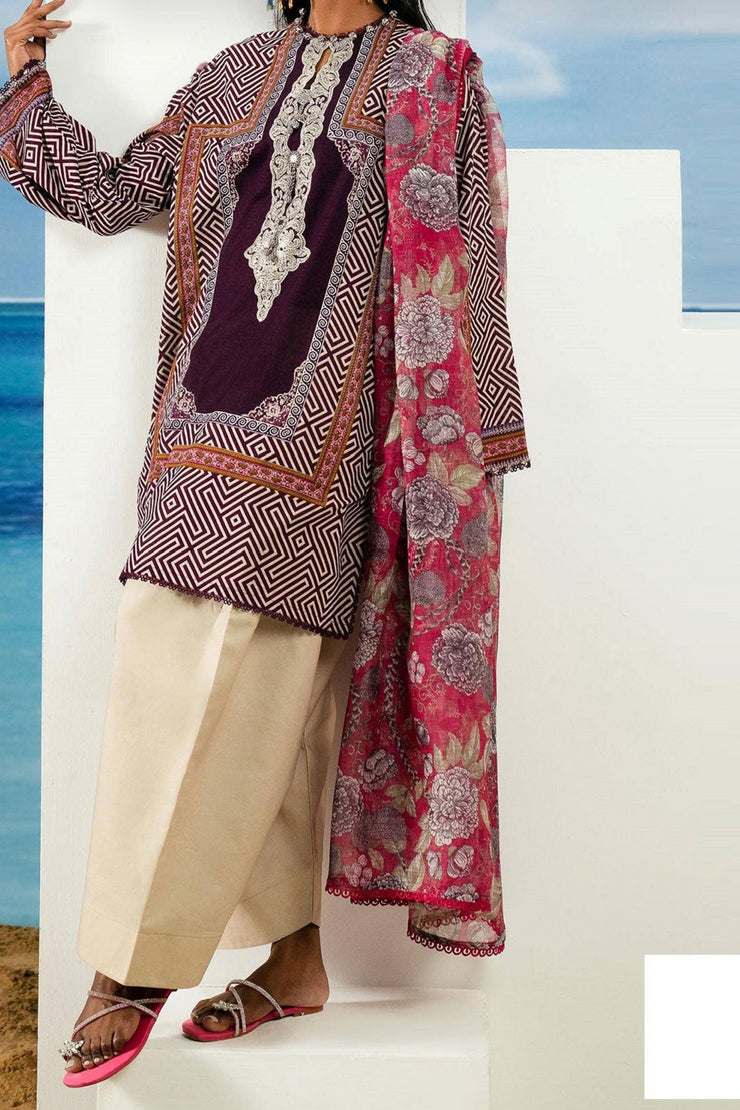 SANA SAFINAZ | 3 Piece | Printed Lawn | Unstitched | Design 3