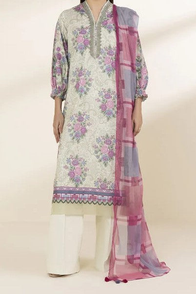SAPPHIRE | Printed Lawn | 3 Piece | Unstitched | 0U3PDY25V361